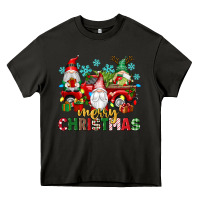 Asphalt merry christmas gnome truck Heavy Core Tee - texasbilliewilder