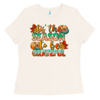 Bone tis the season to be grateful Ladies Tee - CowGirlArtShop