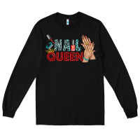 Black nail queen bbs Long Sleeve Tee - BundleAndBundleShop