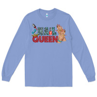 Colony Blue nail queen bbs Long Sleeve Tee - BundleAndBundleShop
