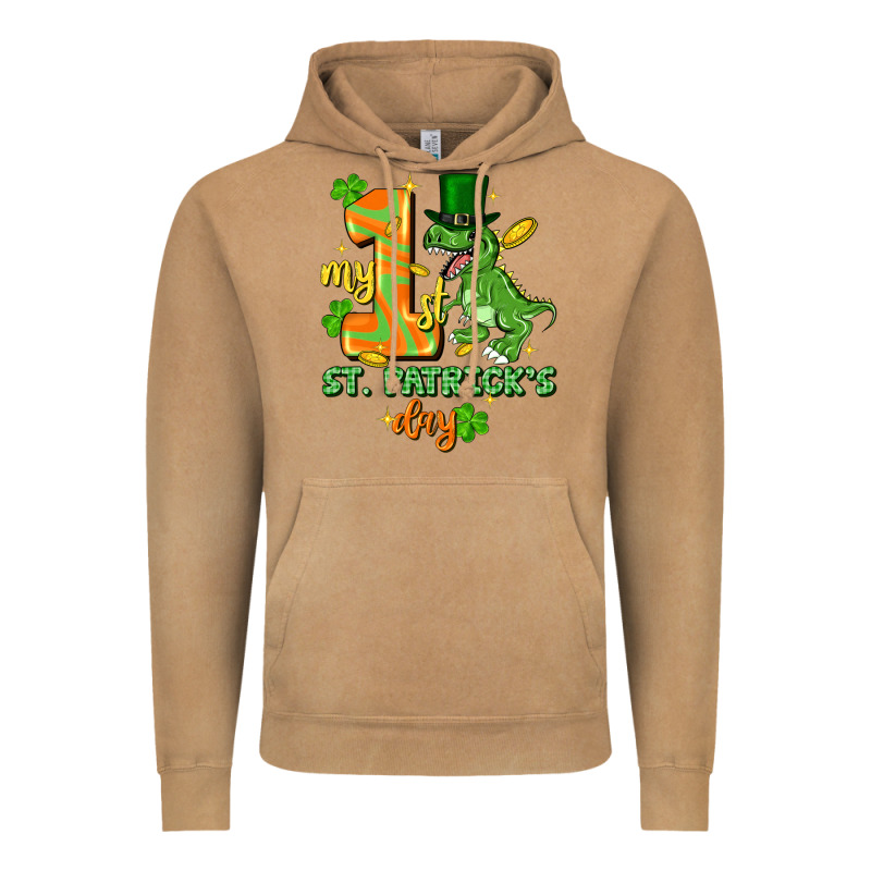 My First St. Patricks Day Vintage Hoodie by FaDigitalArtStudio | Teevron