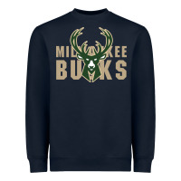 Navy Milkwaukee Bucks Heavyweight Sweatshirt - artisFamous