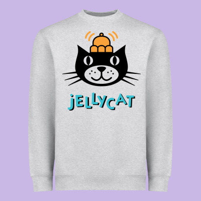 Jelly Cat Heavyweight Sweatshirt Designed By Artisfamous