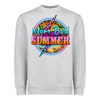 Heather Grey mom bod summer Heavyweight Sweatshirt - BarkalooDesign