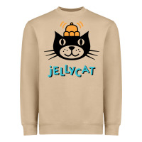 Mushroom jelly cat Heavyweight Sweatshirt - artisFamous