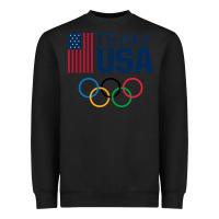 Black usa team Heavyweight Sweatshirt - artisFamous