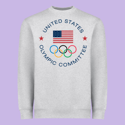 Olympic Rings Heavyweight Sweatshirt Designed By Artisfamous