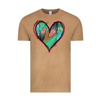 Vintage Camel Feather Heart Vintage Tee - Jasminsmagicworld