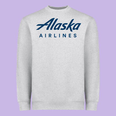 Alaska Airlines Heavyweight Sweatshirt Designed By Artisfamous