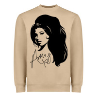 Mushroom Amy Winehouse Heavyweight Sweatshirt - artisFamous