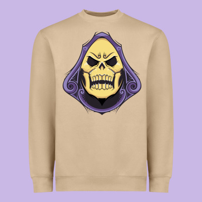 Vintage Skeletor Heavyweight Sweatshirt Designed By Artisfamous