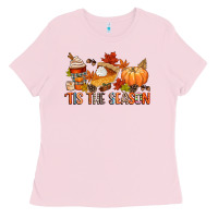 Bubblegum Pink tis the season Ladies Tee - CowGirlArtShop