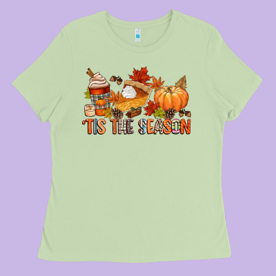 Tis The Season Ladies Tee Designed By Cowgirlartshop