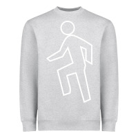 Heather Grey everyday im shufflin Heavyweight Sweatshirt - artisFamous