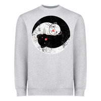 Heather Grey ferret harmony Heavyweight Sweatshirt - artisFamous