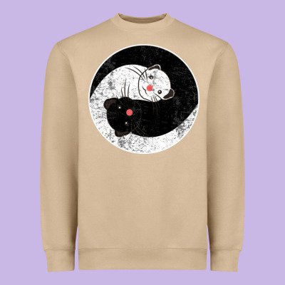 Ferret Harmony Heavyweight Sweatshirt Designed By Artisfamous