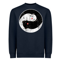 Navy ferret harmony Heavyweight Sweatshirt - artisFamous