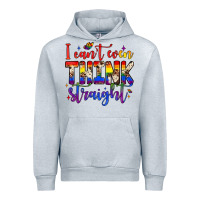 Heather Grey i can't even think straight Urban Hoodie - JahusDesignShop