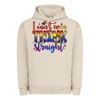 Pigment French Oak i can't even think straight Urban Hoodie - JahusDesignShop
