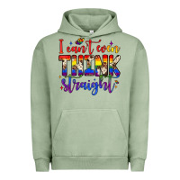 Pigment Oil Green i can't even think straight Urban Hoodie - JahusDesignShop