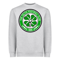 Heather Grey celtic fc Heavyweight Sweatshirt - artisFamous