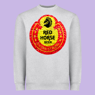 Red Horse Heavyweight Sweatshirt Designed By Artisfamous