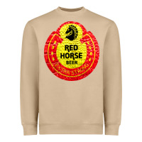 Mushroom red horse Heavyweight Sweatshirt - artisFamous