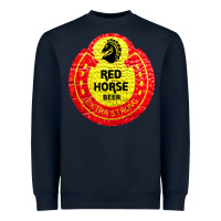 Navy red horse Heavyweight Sweatshirt - artisFamous
