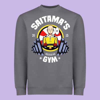 Anime Gym Heavyweight Sweatshirt Designed By Artisfamous