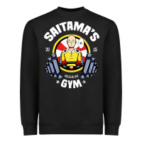 Black anime gym Heavyweight Sweatshirt - artisFamous
