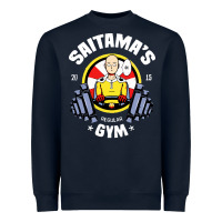 Navy anime gym Heavyweight Sweatshirt - artisFamous