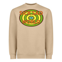 Mushroom sick sad world Heavyweight Sweatshirt - artisFamous