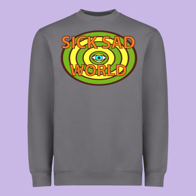 Sick Sad World Heavyweight Sweatshirt Designed By Artisfamous
