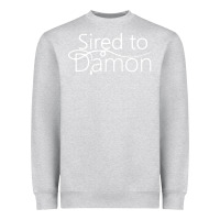 Heather Grey sired to damon Heavyweight Sweatshirt - artisFamous