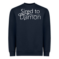 Navy sired to damon Heavyweight Sweatshirt - artisFamous