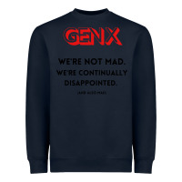 Navy genx were not mad Heavyweight Sweatshirt - artisFamous