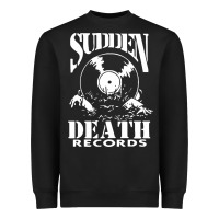 Black sudden death records Heavyweight Sweatshirt - artisFamous