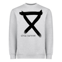 Heather Grey circa survive Heavyweight Sweatshirt - artisFamous
