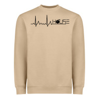 House Music Heartbeat Heavyweight Sweatshirt | Teevron