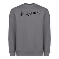 Storm house music heartbeat Heavyweight Sweatshirt - artisFamous