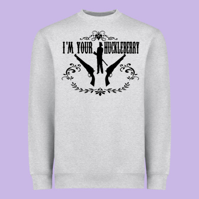 I'm Your Huckleberry Heavyweight Sweatshirt Designed By Artisfamous