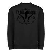 Black i'm your huckleberry Heavyweight Sweatshirt - artisFamous