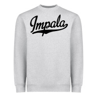 Heather Grey impala Heavyweight Sweatshirt - artisFamous