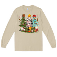 Mushroom baseball trees bbs Long Sleeve Tee - BundleAndBundleShop