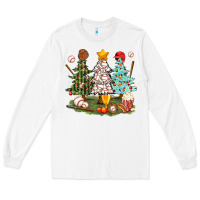 White baseball trees bbs Long Sleeve Tee - BundleAndBundleShop