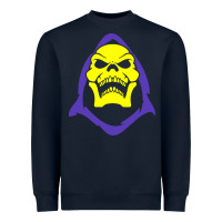 Navy skeletor retro Heavyweight Sweatshirt - artisFamous