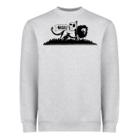 Heather Grey wackies Heavyweight Sweatshirt - artisFamous