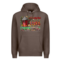 Coffee afamilytloveschristmas Premium Hoodie - CowhideDigitalArt