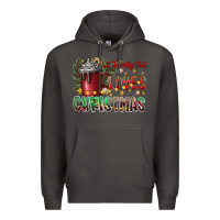 Smoke afamilytloveschristmas Premium Hoodie - CowhideDigitalArt