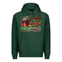 Sports Green afamilytloveschristmas Premium Hoodie - CowhideDigitalArt